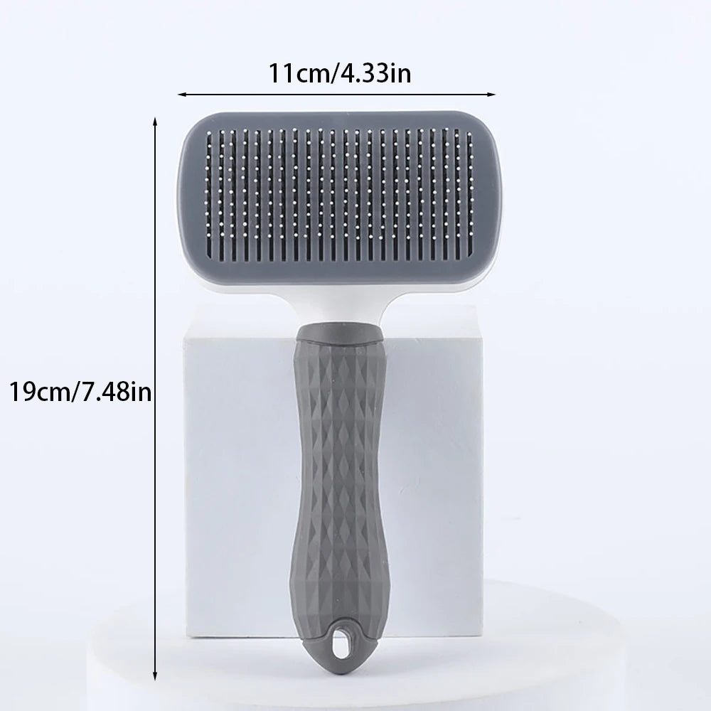 Pet Dog Brush Cat Comb Self Cleaning Pet Hair Remover Brush For Dogs Cats Grooming Tools Pets Dematting Comb Dogs Accessories